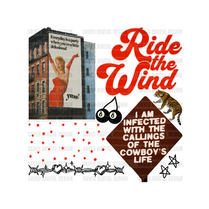RIDE WITH THE WIND COLLAGE