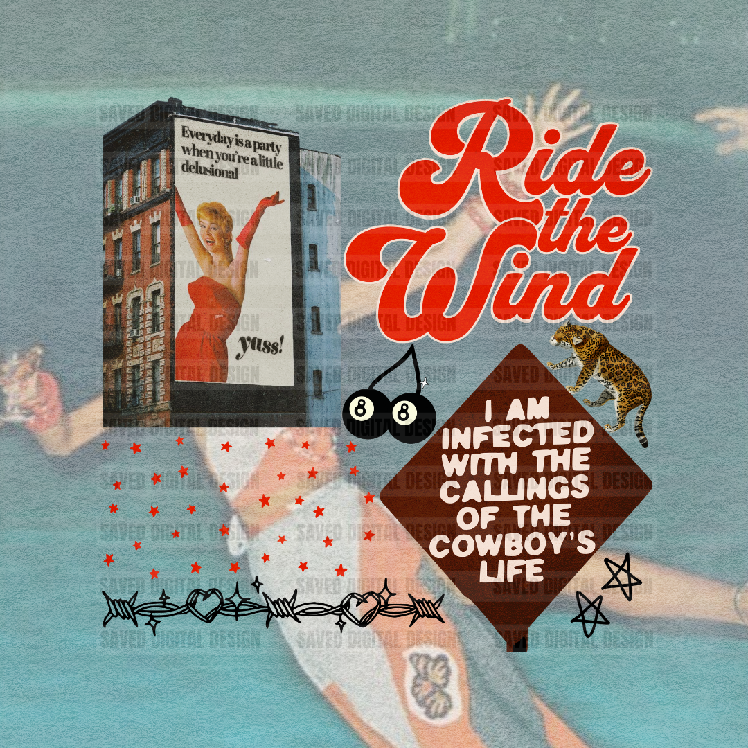 RIDE WITH THE WIND COLLAGE