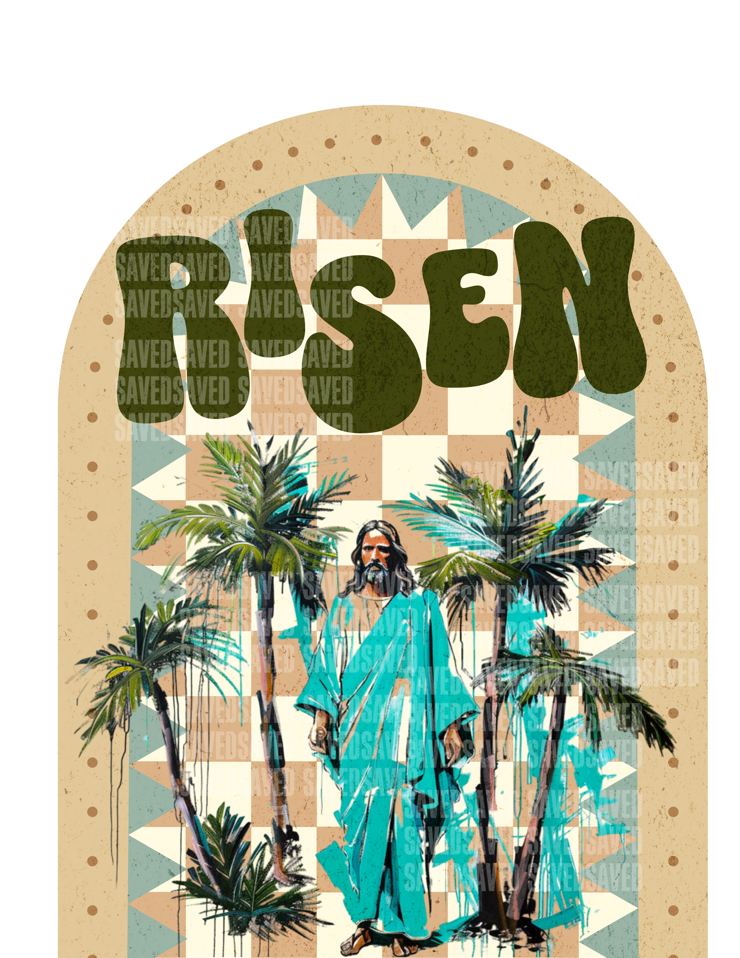 RISEN JESUS ARCH PNG