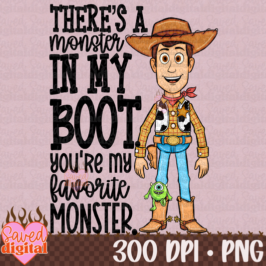 THERE'S A MONSTER IN MY BOOT